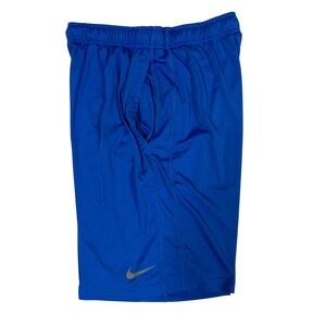 Nike Dri Fit Mens Athletic Shorts Blue Gym Workout Training Size M